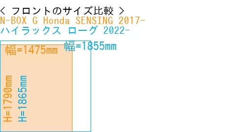 #N-BOX G Honda SENSING 2017- + ハイラックス ローグ 2022-